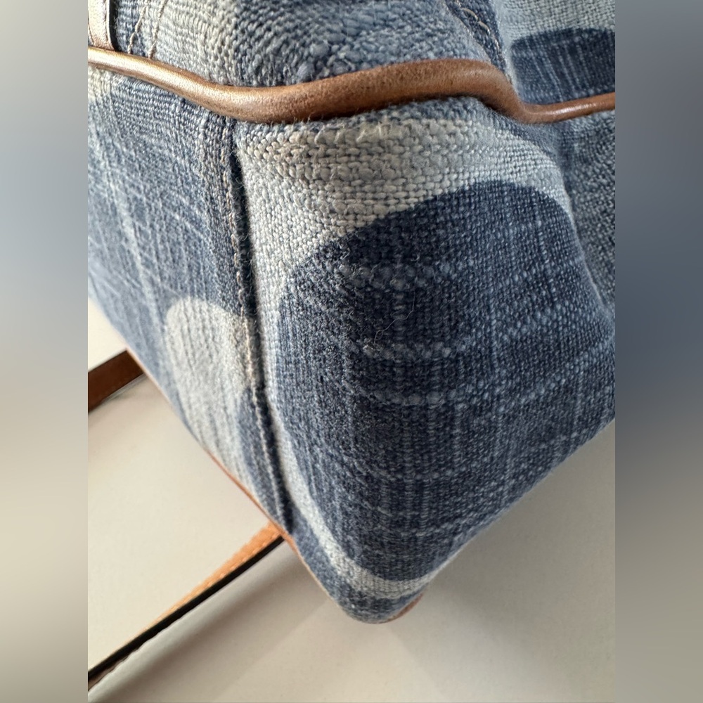 Coach Signature Tonal Denim Tote #F13810 - Picture 7 of 9